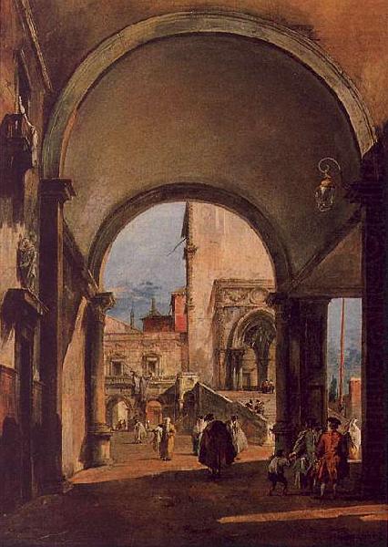 An Architectural Caprice, Francesco Guardi